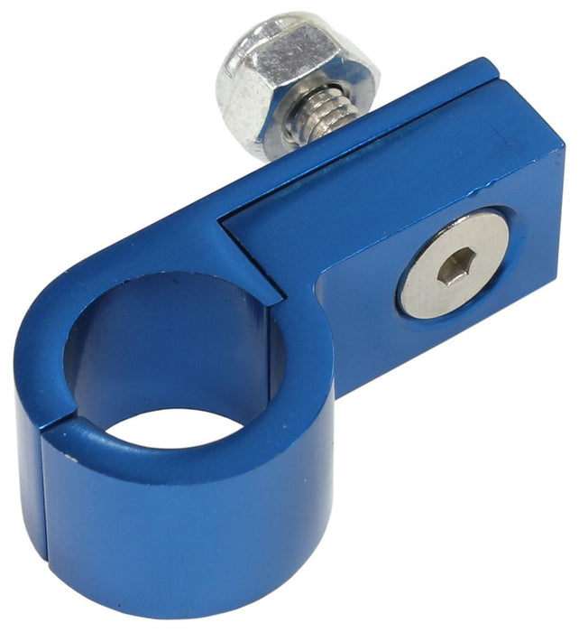 Aeroflow Performance Blue Finish. 4.7mm I.D Billet Aluminium P-Clamps to suit 3/16" Hard Line (10 Pack) AF157-03-10 Autofit