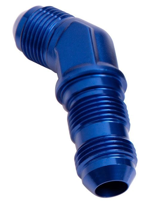 Aeroflow Performance Blue Finish 45° AN Bulkhead -12AN AF837-12 Autofit