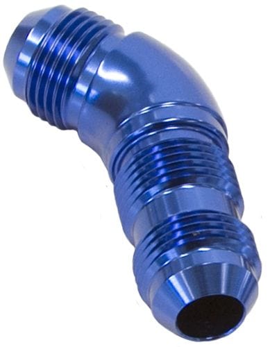 Aeroflow Performance Blue Finish 45° Full Flow AN Bulkhead -16AN AF537-16 Autofit