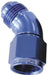 Aeroflow Performance Blue Finish 45° Full Flow Female/Male Flare Swivel -3AN AF542-03 Autofit