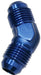Aeroflow Performance Blue Finish 45° Male Flare Union -3AN AF827-03 Autofit