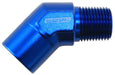 Aeroflow Performance Blue Finish 45° NPT Female to Male NPT Fitting 1/8" AF915-02 Autofit