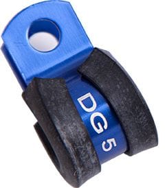 Aeroflow Performance Blue Finish, 5 Pack Cushioned P-Clamps 2" (50.8mm)I.D - Blue Finish AF158-32 Autofit