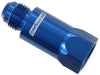 Aeroflow Performance Blue Finish. -6 Female ORB to -6 Male AN Roll Over Valve -6AN AF614-06 Autofit