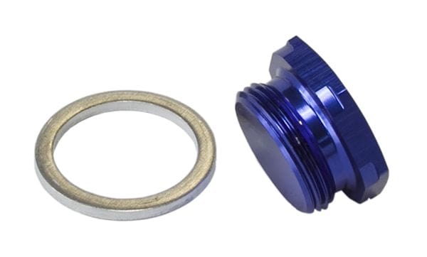 Aeroflow Performance Blue finish, 7/8"-20 Holley Fuel Bowl Inlet Blank Plug AF700-00 Autofit