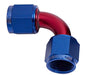 Aeroflow Performance Blue Finish 90° Female Swivel Coupler -20AN AF133-20 Autofit