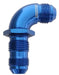 Aeroflow Performance Blue Finish 90° Full Flow AN Bulkhead -4AN AF533-04 Autofit