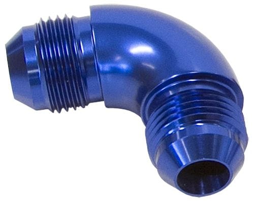 Aeroflow Performance Blue Finish 90° Full Flow AN Union -10AN AF521-10 Autofit