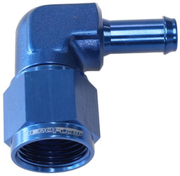 Aeroflow Performance Blue Finish 90° Hose Barb 1/2" to -8AN AF413-08 Autofit
