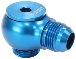 Aeroflow Performance Blue Finish 90° Low Profile -12ORB to -12AN Male Adapter AF909-12 Autofit