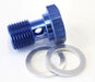 Aeroflow Performance Blue Finish Alloy Banjo Bolt M16 x 1.5 AF713-06 Autofit