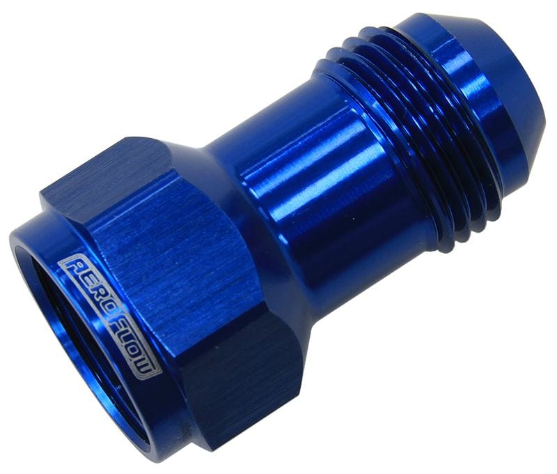 Aeroflow Performance Blue Finish AN Female to Male Extension -4AN to -4AN AF952-04 Autofit