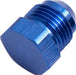 Aeroflow Performance Blue Finish AN Flare Plug -12AN AF806-12 Autofit
