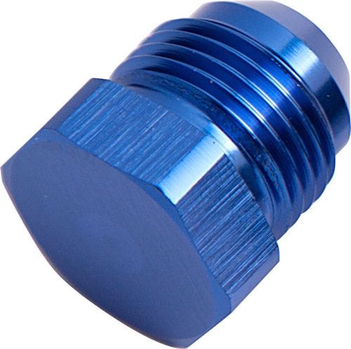 Aeroflow Performance Blue Finish AN Flare Plug -4AN AF806-04 Autofit