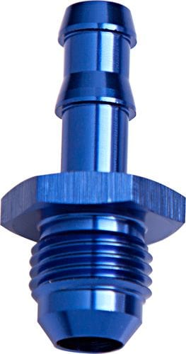 Aeroflow Performance Blue Finish AN Flare to Barb Adapter -10AN to 1/2" AF817-10 Autofit