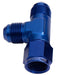 Aeroflow Performance Blue Finish AN Tee Female Swivel On Run -10AN AF145-10 Autofit