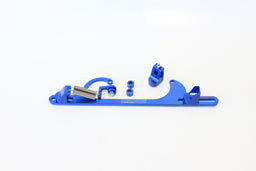 Aeroflow Performance Blue Finish Billet Throttle Cable Bracket 4150 Style AF64-2001 Autofit