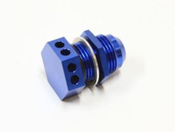 Aeroflow Performance Blue Finish Bolt In Breather Bulkhead -12 AF777-12 Autofit