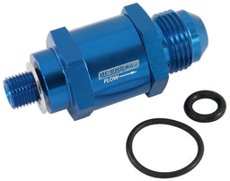 Aeroflow Performance Blue Finish EFI Fuel Pump Check Valve -8AN (M10 x 1.00mm) AF616-08 Autofit