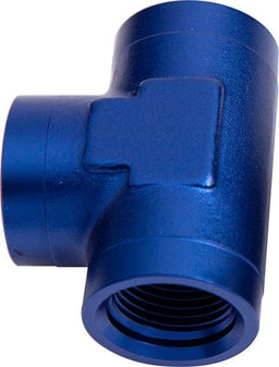 Aeroflow Performance Blue Finish Female Tee ORB -12AN AF938-12 Autofit