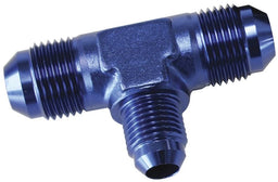 Aeroflow Performance Blue Finish Flare AN Stepped Tee -10AN with -8AN on the side AF831-08-10 Autofit