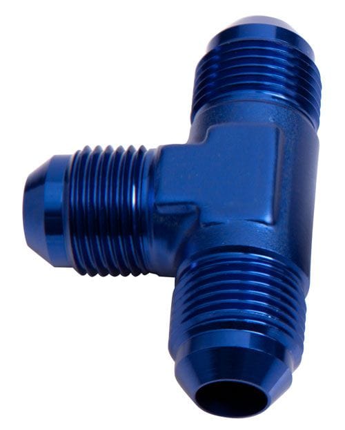 Aeroflow Performance Blue Finish Flare AN Tee -6AN AF824-06 Autofit