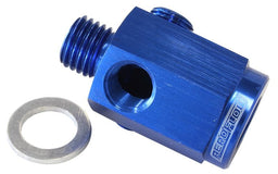 Aeroflow Performance Blue Finish. M12 x 1.5 Thread Metric Extension with 1/8" Port AF810-M12-02 Autofit
