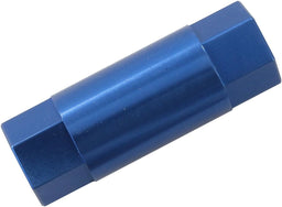 Aeroflow Performance Blue Finish M6 Female Hex Spacer, 40mm Length AF64-4385 Autofit