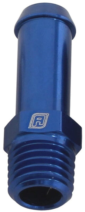 Aeroflow Performance Blue Finish Male NPT to Barb Straight Adapter 1/16" to 1/4" AF841-04-01 Autofit