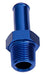 Aeroflow Performance Blue Finish Male NPT to Barb Straight Adapter 1/2" to 1/2" AF841-08-08 Autofit