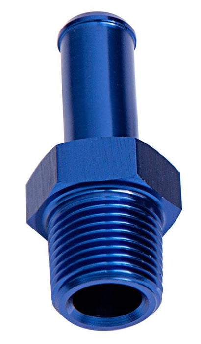 Aeroflow Performance Blue Finish Male NPT to Barb Straight Adapter 1/2" to 5/8" AF841-10 Autofit