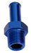 Aeroflow Performance Blue Finish Male NPT to Barb Straight Adapter 1/8" to 3/16" AF841-03-04 Autofit