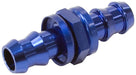 Aeroflow Performance Blue Finish Male to Male Barb Push Lock Adapter -6 to -8 AF410-08-06 Autofit