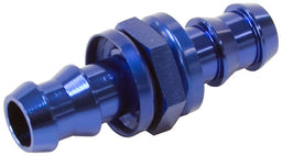 Aeroflow Performance Blue Finish Male to Male Barb Push Lock Adapter 8mm (5/16") AF410-05 Autofit