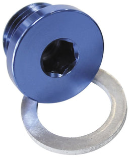 Aeroflow Performance Blue Finish. Metric Port Plug M14 x 1.5 AF814-M14 Autofit