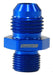 Aeroflow Performance Blue Finish Metric to Male Flare Adapter M12 x 1.0mm to -6AN AF738-06 Autofit