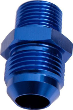 Aeroflow Performance Blue Finish Metric to Male Flare Adapter M20 x 1.5mm to -10AN AF735-10 Autofit