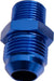 Aeroflow Performance Blue Finish Metric to Male Flare Adapter M22 x 1.5mm to -16AN AF736-16 Autofit