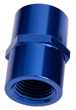 Aeroflow Performance Blue Finish NPT Female Coupler 3/8" AF910-06 Autofit