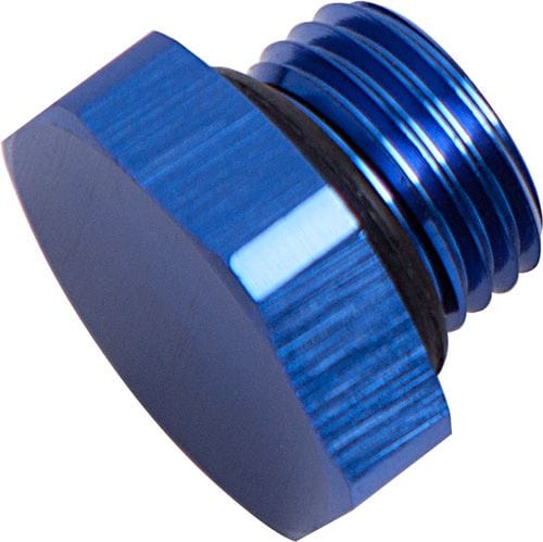 Aeroflow Performance Blue Finish ORB Port Plug -12AN AF814-12 Autofit