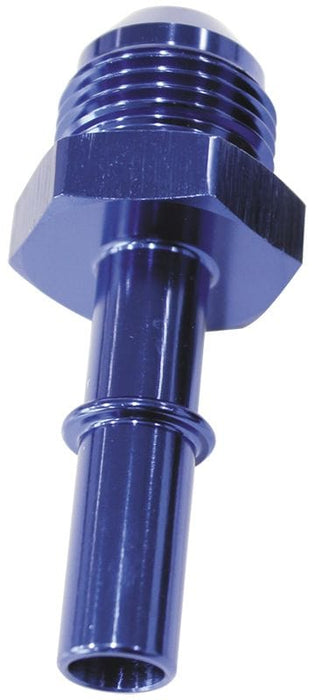 Aeroflow Performance Blue Finish Push-In EFI Fuel Fitting -6AN Push-on to 5/16" Male Hard Tube AF817-01 Autofit