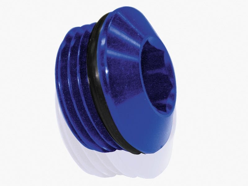 Aeroflow Performance Blue Finish Slimline ORB Port Plug -16AN AF813-16 Autofit
