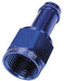 Aeroflow Performance Blue Finish Straight -16AN Female to 1" (25mm) Male Barb Hose Fitting AF411-16 Autofit