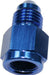 Aeroflow Performance Blue Finish Straight Female NPT to Male AN Adapter 1/8" to -4AN AF370-04 Autofit