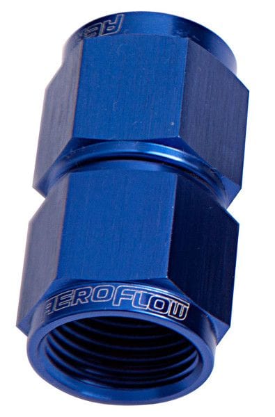 Aeroflow Performance Blue Finish Straight Female Swivel Coupler -20AN AF131-20 Autofit