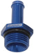 Aeroflow Performance Blue Finish Straight Hose Barb 3/8" to -8 ORB AF414-08-06 Autofit