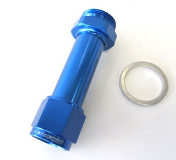 Aeroflow Performance Blue Finish. Suit Holley Carburettor Adapter - Female -8AN AF160-08-1 Autofit