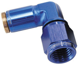 Aeroflow Performance Blue Finish. Suits 120 Series Nylon Hose 120 Series 90° -4AN to 1/4" Push to Connect Fitting AF123-04-04 Autofit