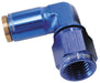 Aeroflow Performance Blue Finish. Suits 120 Series Nylon Hose 120 Series 90° -4AN to 1/4" Push to Connect Fitting AF123-04-04 Autofit