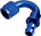 Aeroflow Performance Blue Finish. Suits 400 & 500 Series Hose 400 Series Push Lock 150° Hose End -6AN AF405-06 Autofit